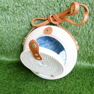  Bali Circle Ball Rattan Bags Handwoven Etnic Unique Desaign